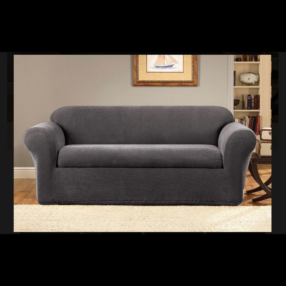 Sofa Sure fit Stretch Oxford Grey